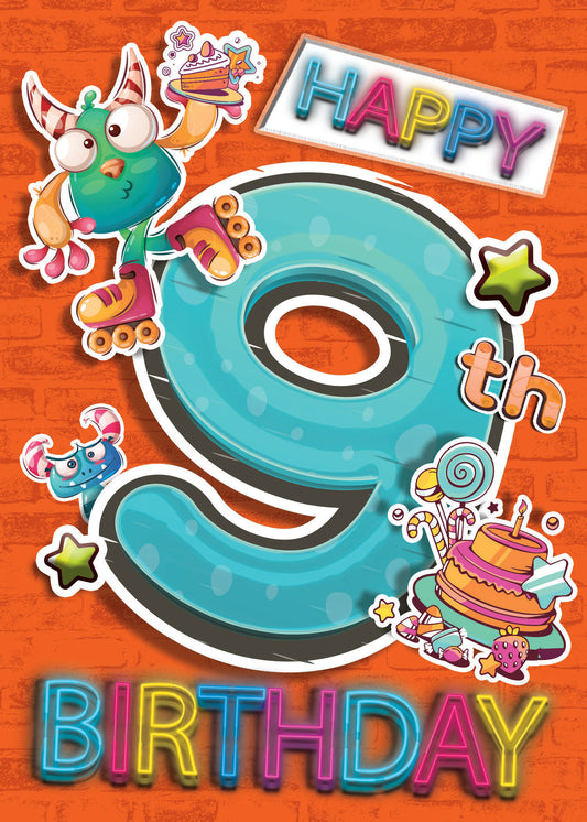 363-MLST0009A | ABD9/Nine Sticker