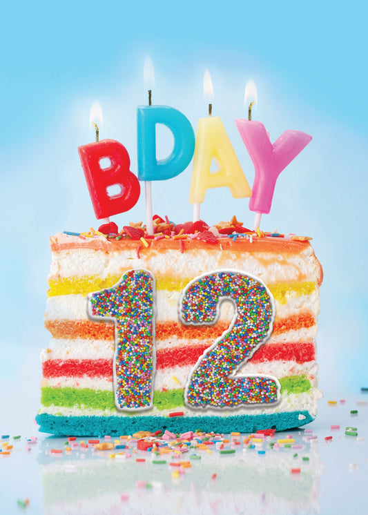 363-MLST0012D | ABD12/12th Birthday Cake