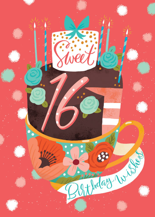 363-MLST0016A | ABD16/Sweet Sixteen Cup Cake