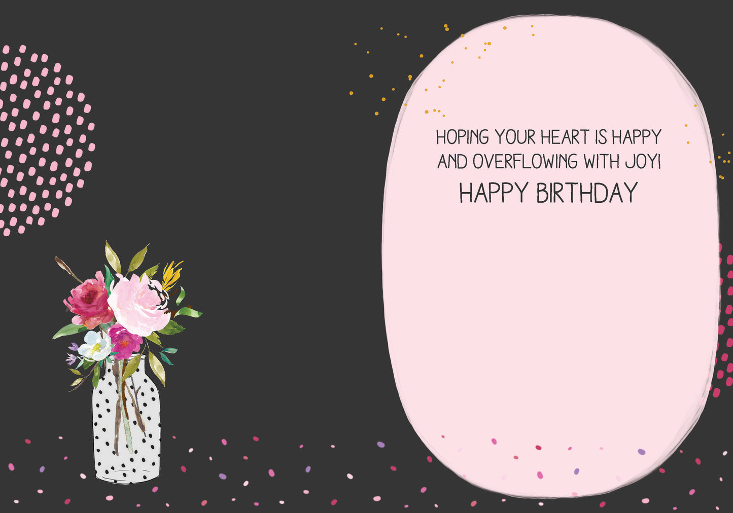 363-MLST0035C | ABD35/Polka Dot Vase 35th