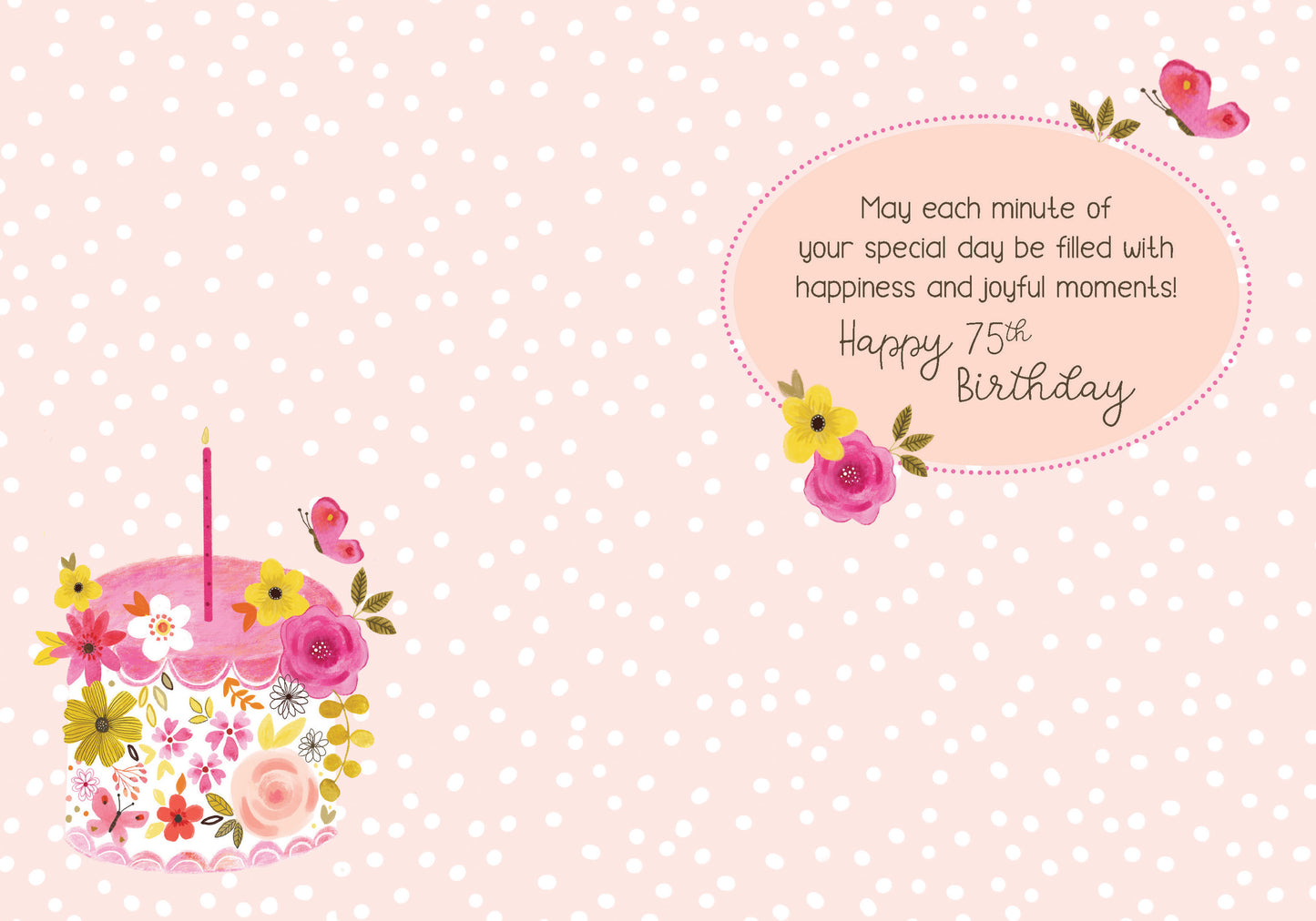 363-MLST0075B | ABD75/Pink 75th Cake