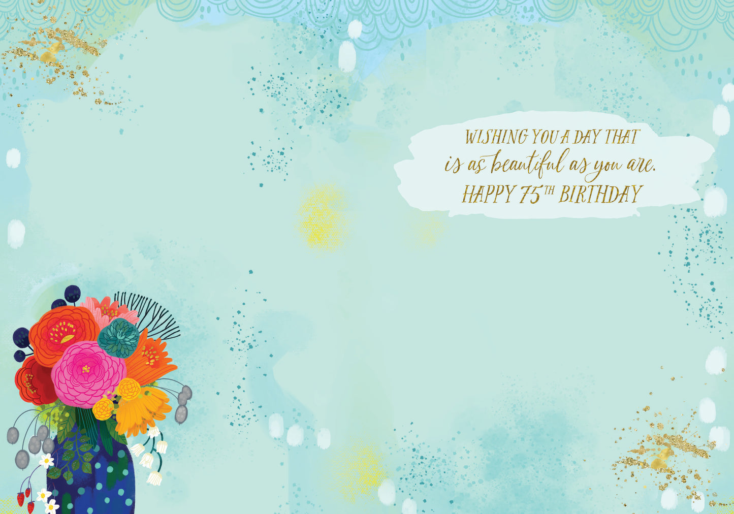 363-MLST0075D | ABD75/Floral Vase With 75