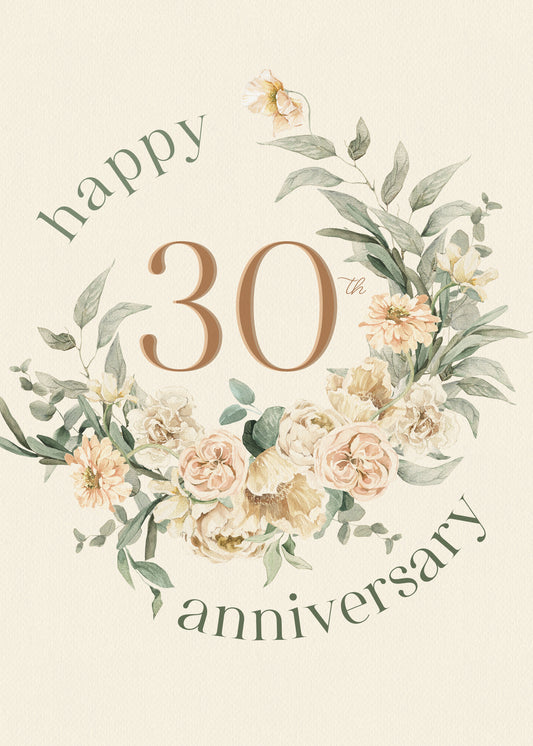 363-MLST0130A | AN/30 Years Floral