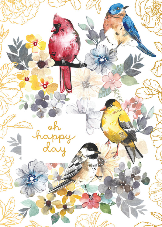 564-FOIOPE1320M | BD/Oh Happy Day Birds