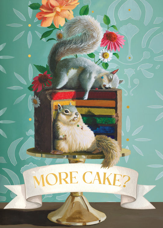 564-FOIOPE1325M | BD/More Cake Squirrels