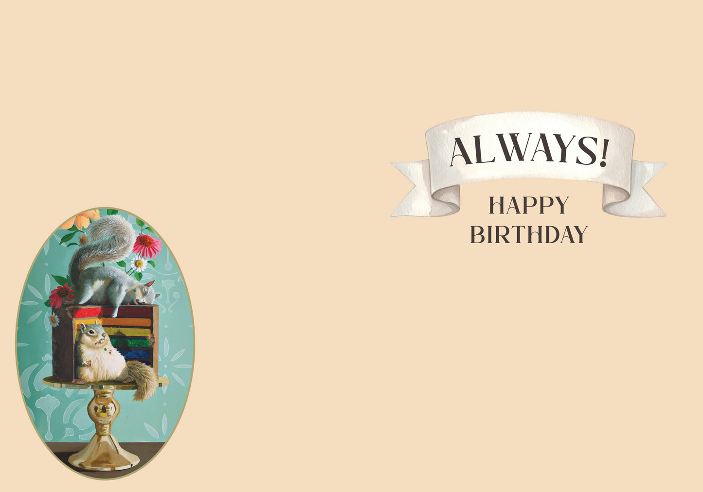 564-FOIOPE1325M | BD/More Cake Squirrels