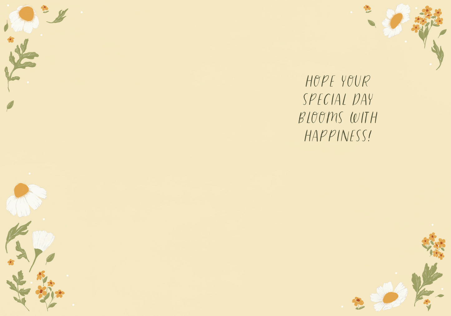 564-FOIOPE1330M | BD/Green Daisy Birthday