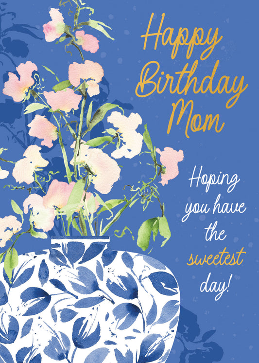 564-FOIOPE1349M | RBD/Mom Flower Vase