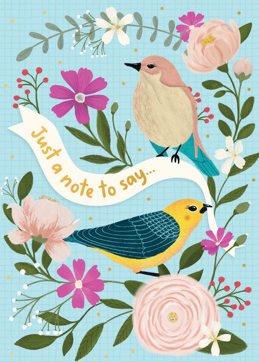 564-FOIOPE1357M | ED/Just a Note Birds
