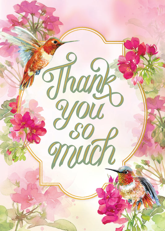 564-FOIOPE1395M | TY/Hummingbird Thank You