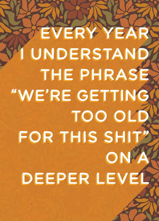 523-LBF0031 | BD/Too Old