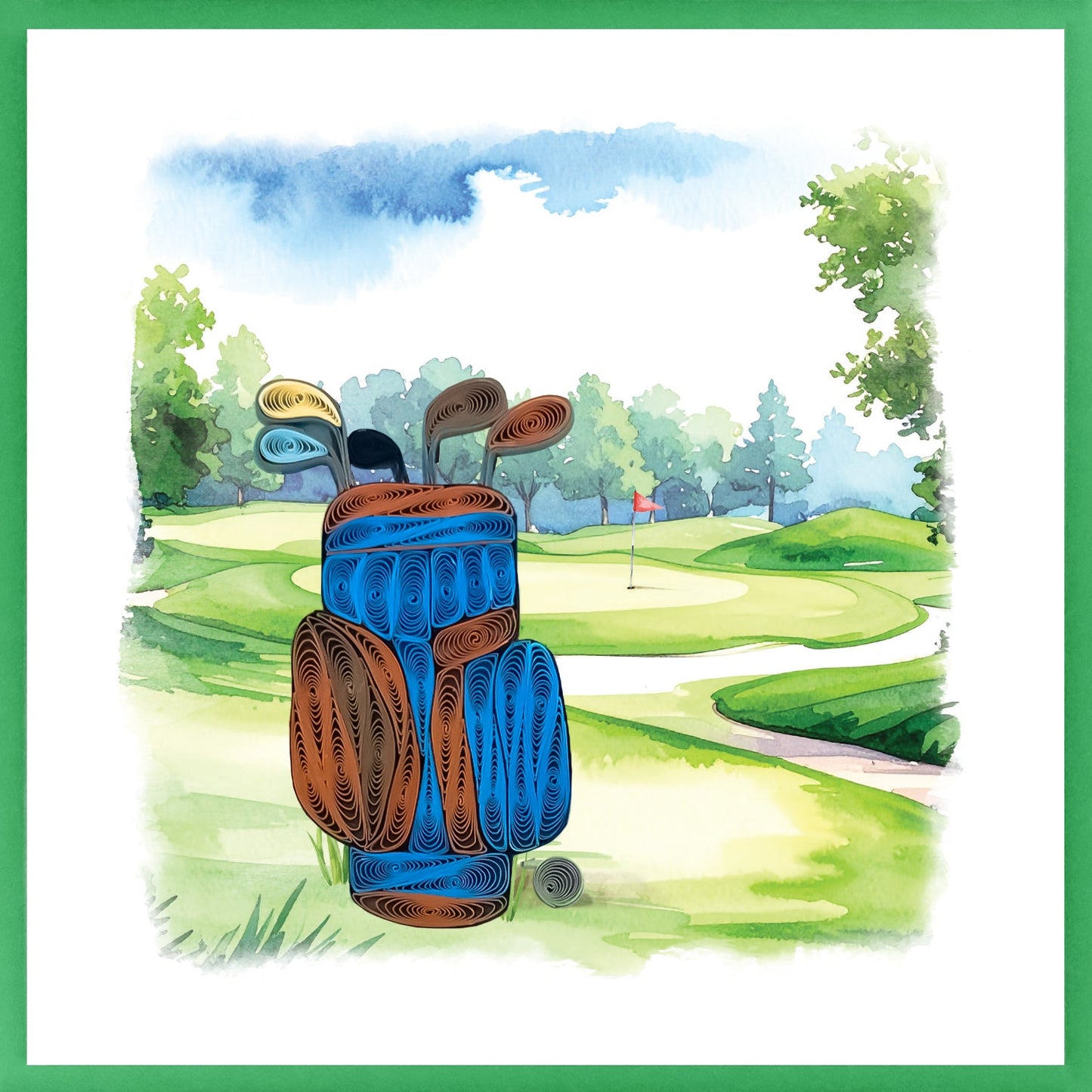 644-QUILL0176 | BL/Golf Green