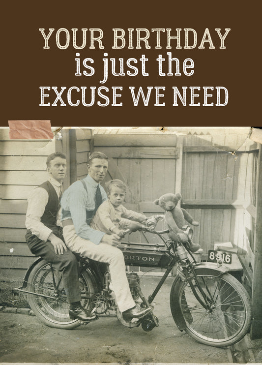 7865-TROU0025 | BD/Birthday Excuse