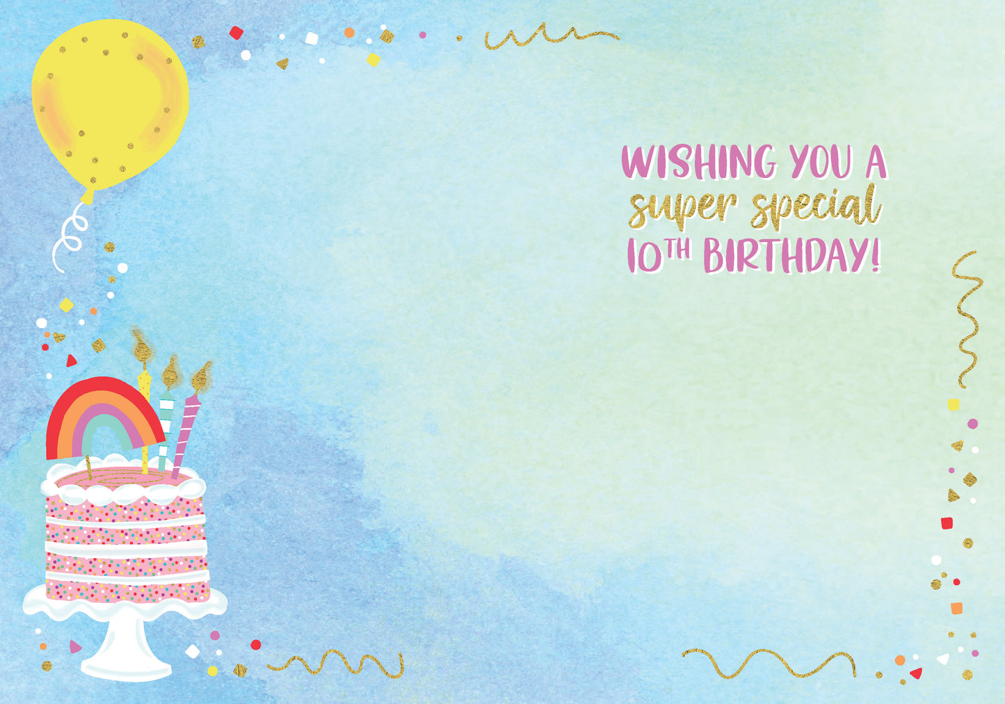 363-MLST0010C | ABD10/Happy 10th Cake