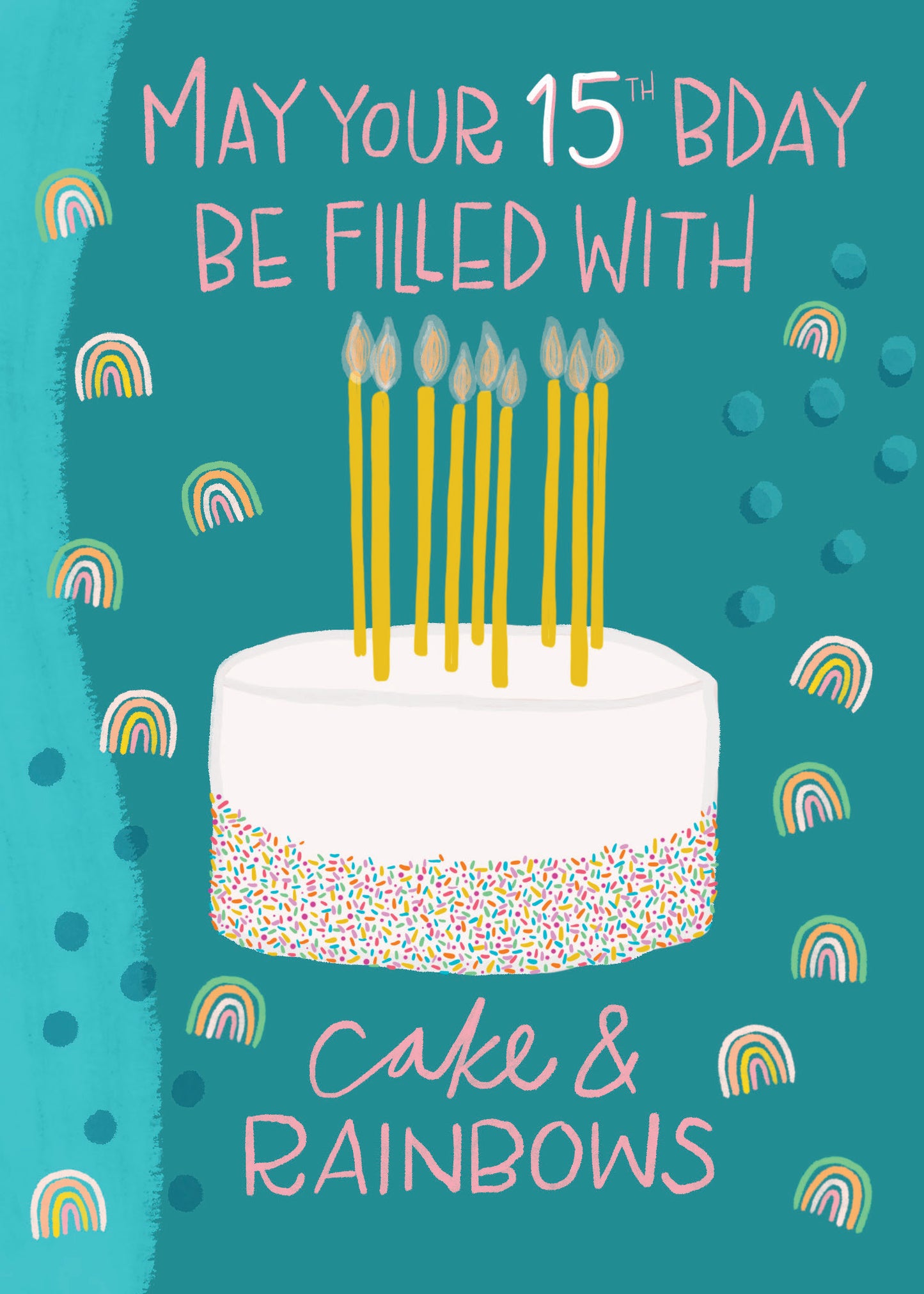 363-MLST0015C | ABD15/Fifteen Cake & Rainbows