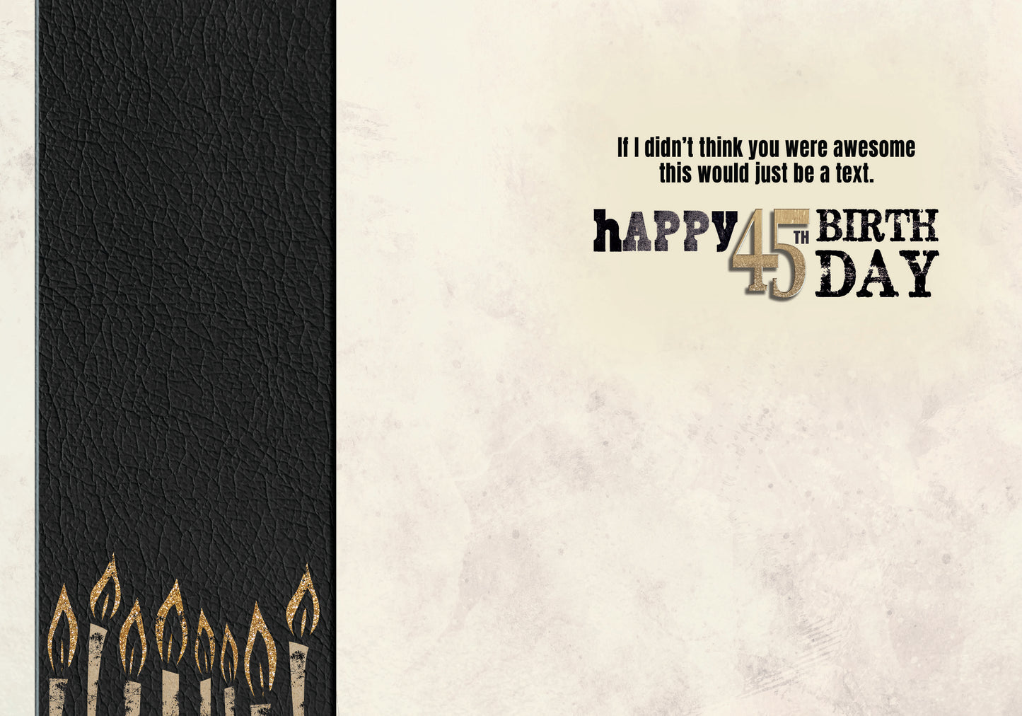 363-MLST0045C | ABD45/45th Grunge Cake