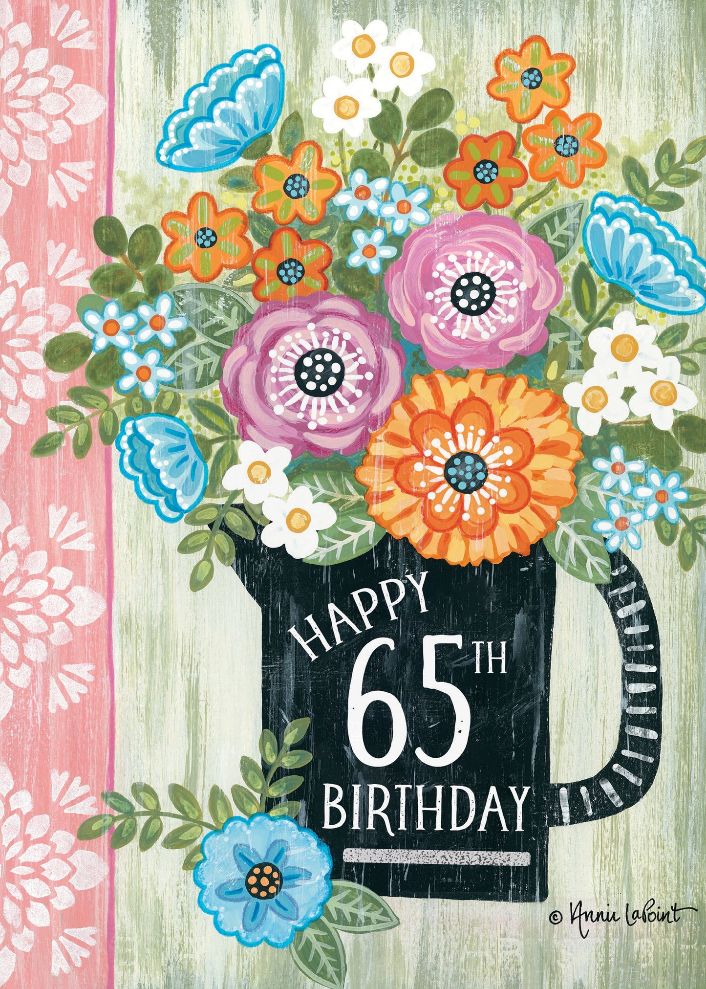 363-MLST0065A | ABD65/65th Bday Flowers