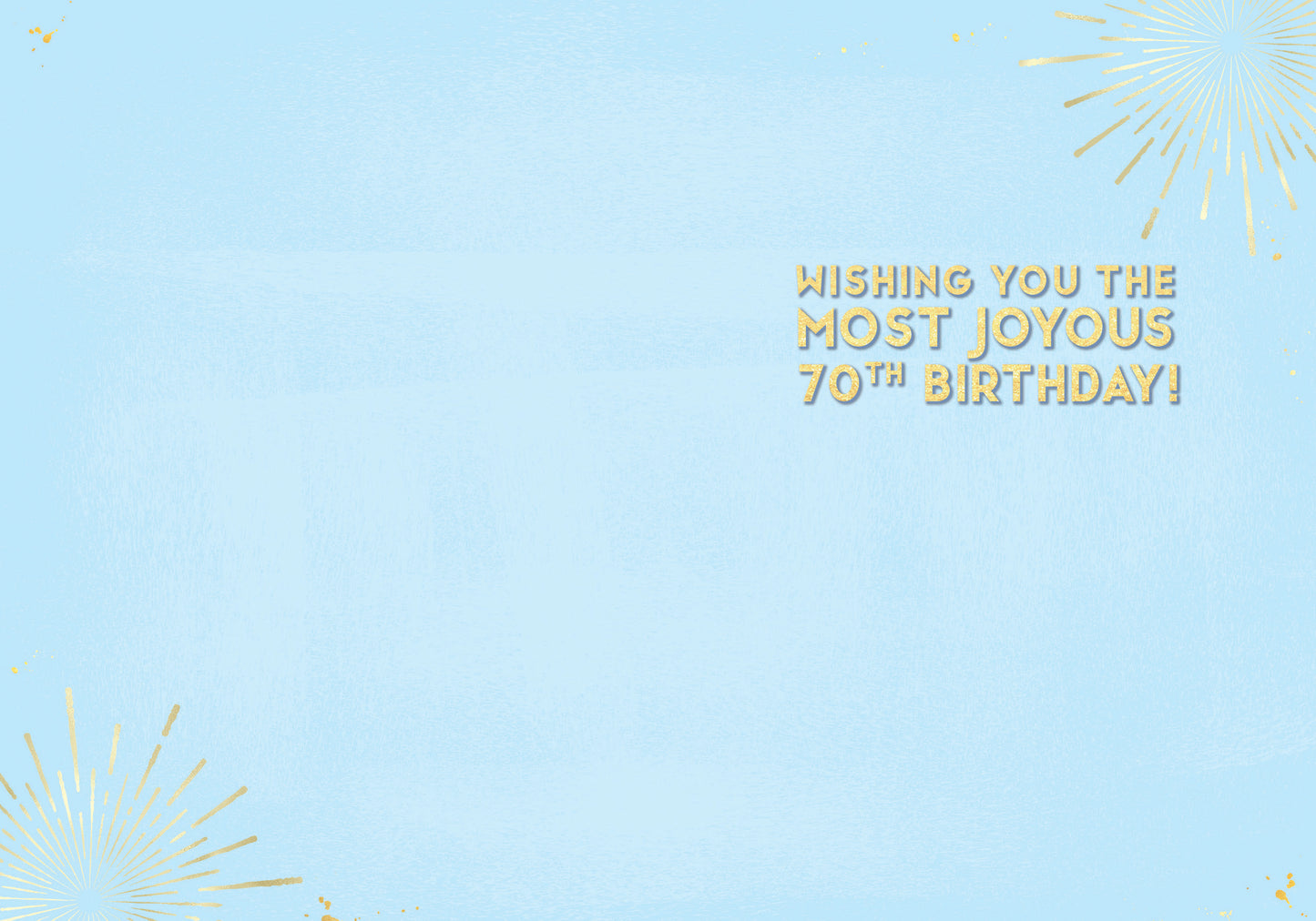 363-MLST0070D | ABD70/Seventy Blue Cake