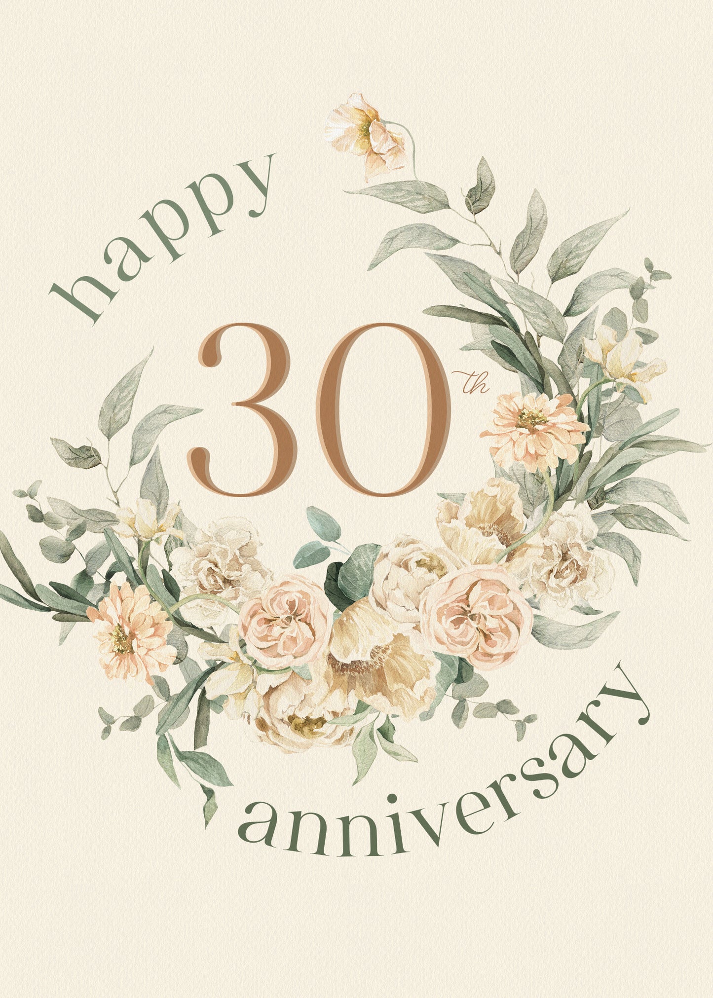 363-MLST0130A | AN/30 Years Floral