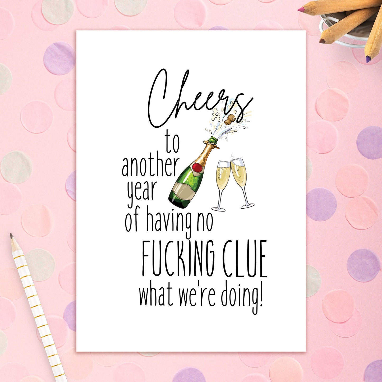 3492-AN012 | AN/Cheers To Another Year