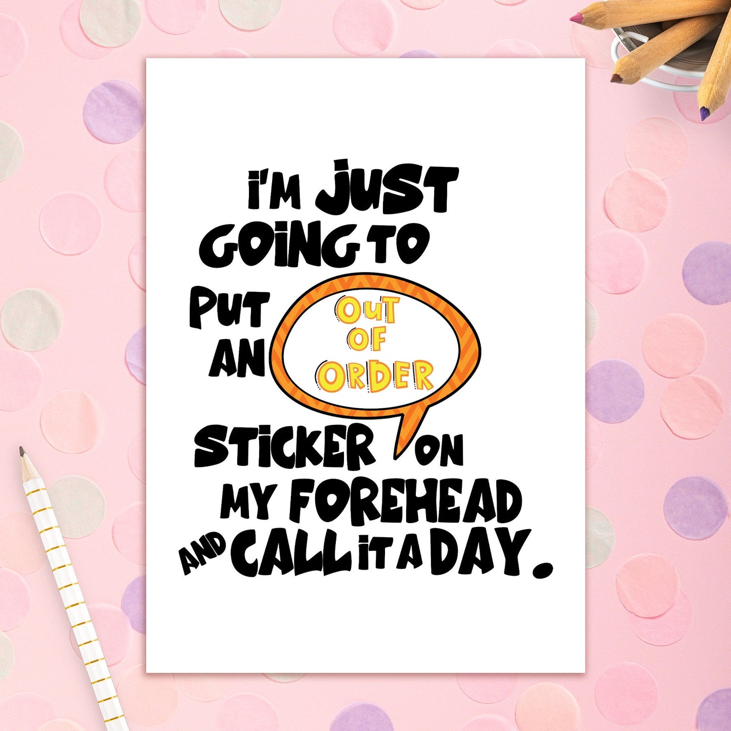 3492-BD019 | BD/Call It A Day