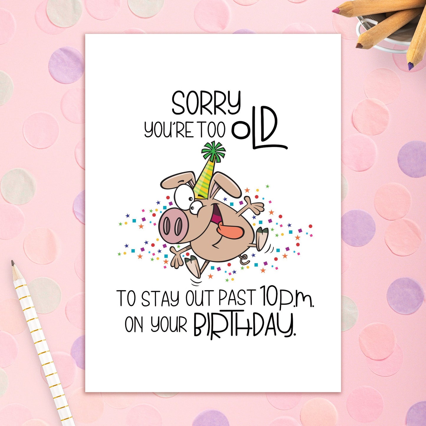3492-BD039 | BD/Sorry You're Too Old