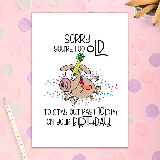 3492-BD039 | BD/Sorry You're Too Old