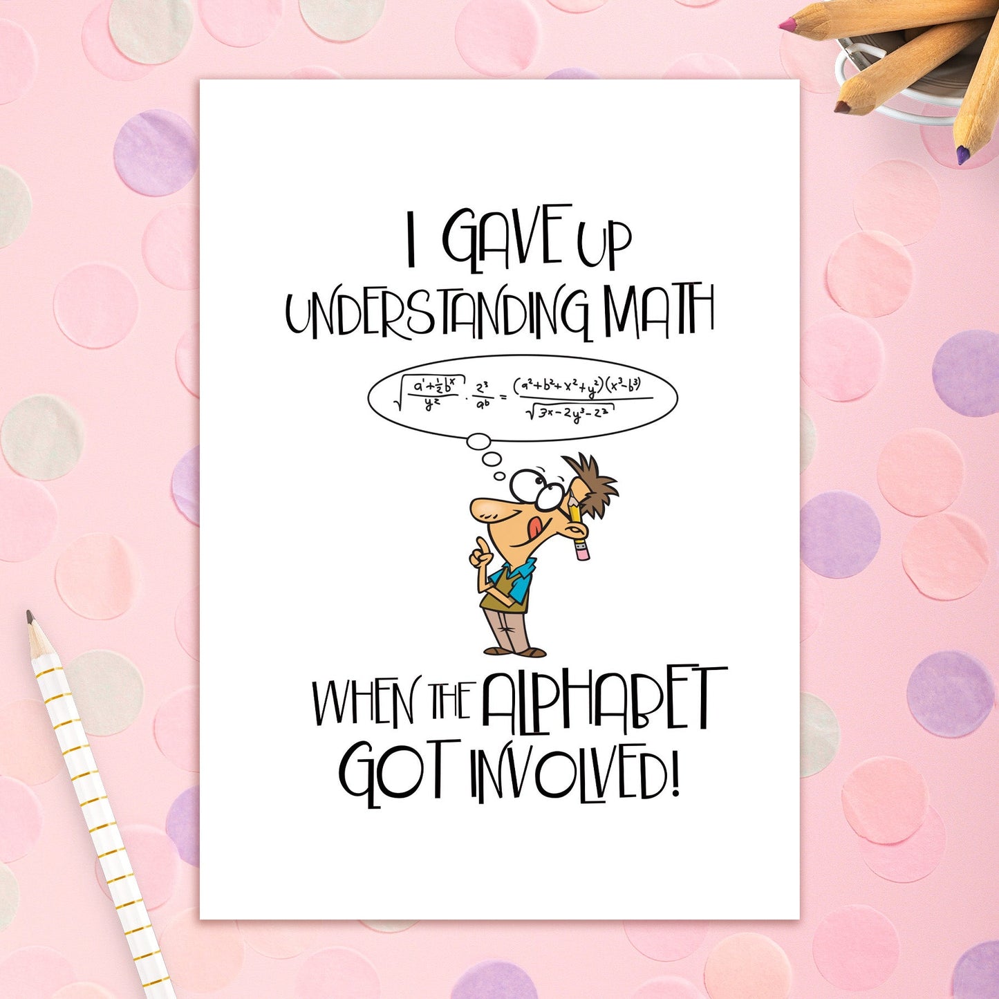 3492-BD040 | BD /I Gave Up Understanding