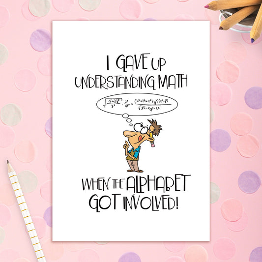 3492-BD040 | BD /I Gave Up Understanding