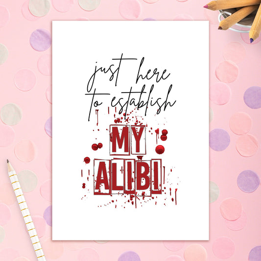 3492-BD046 | BD/Just Here To Establish