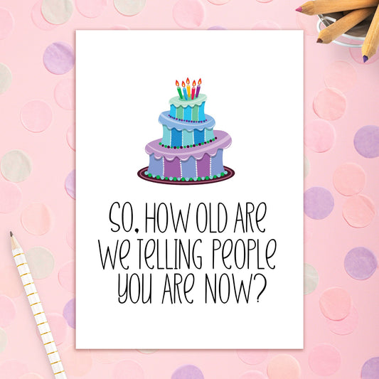 3492-BD055 | BD/How Old  Are We Telling