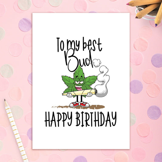 3492-BD079 | BD/Best Bud Happy Birthday