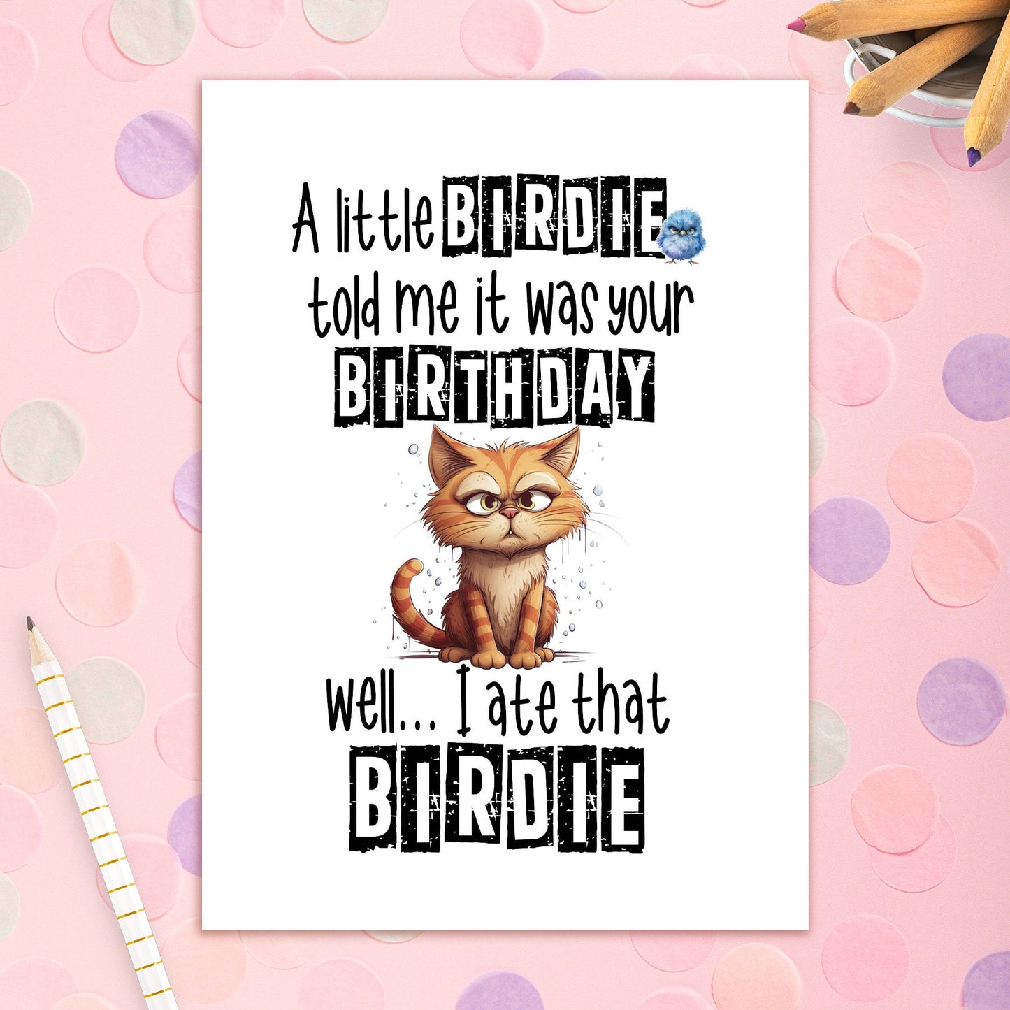 3492-BD080 | BD/A Little Birdie Told Me