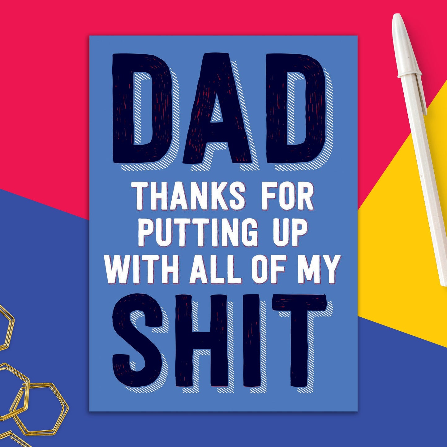 6723-DAD 21 | RED/Putting Up With All My Sh