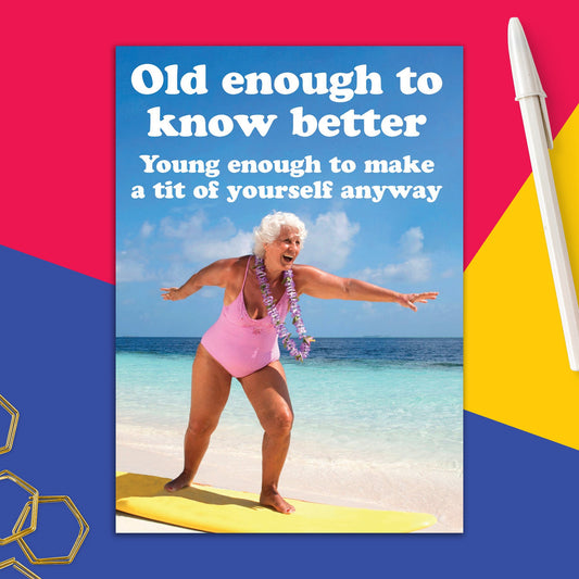 6723-DMA 501 | BD/Old enough to know better