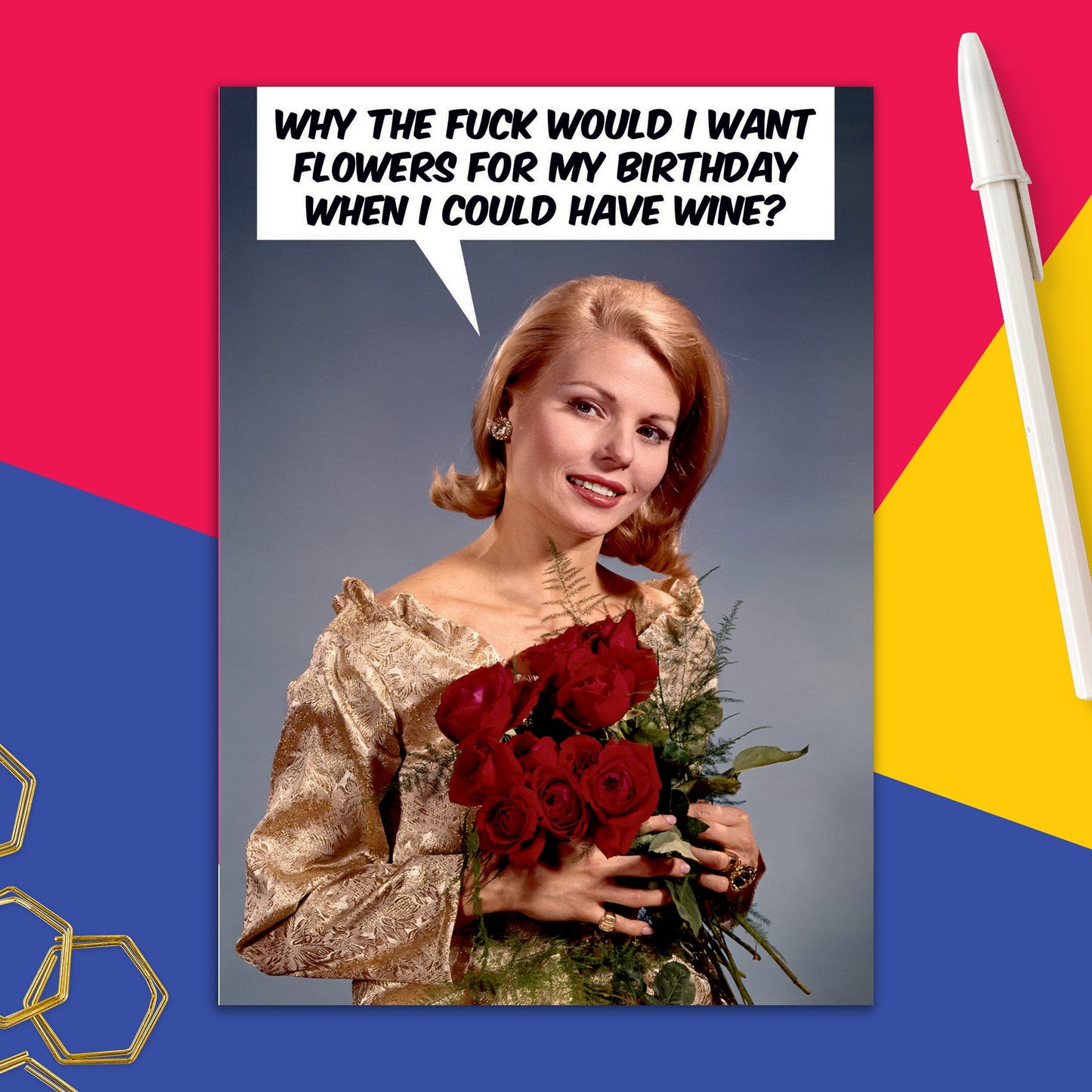 6723-DMU 83 | BD/Flowers Not Wine