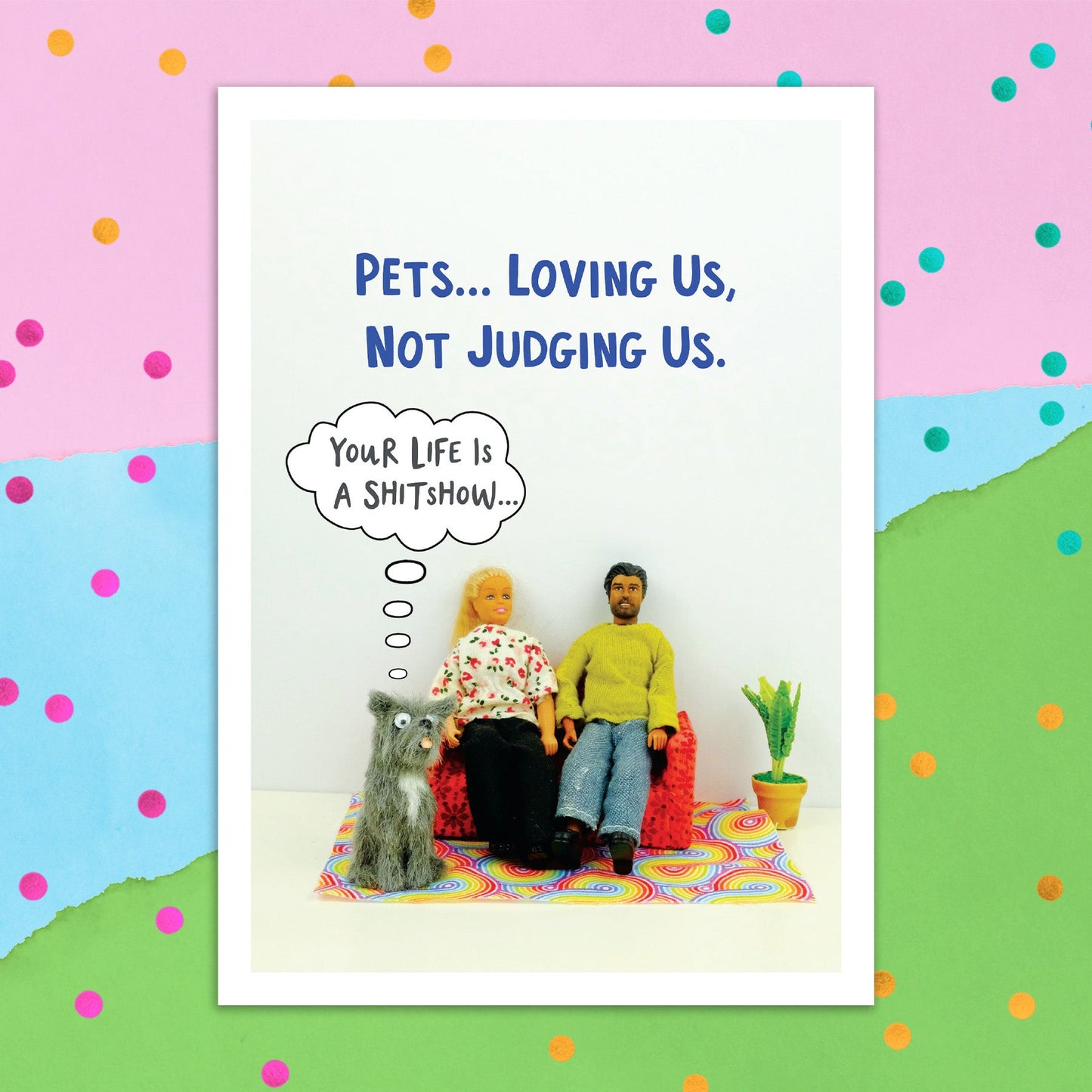 3895-FB021 | BD/Dogs judging us