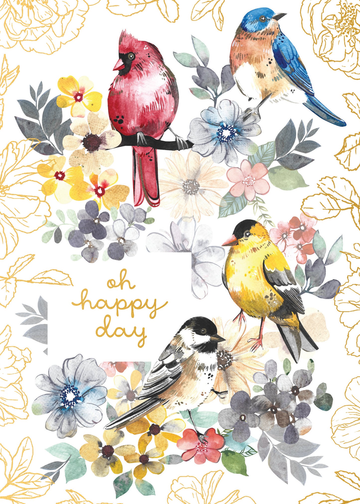 564-FOIOPE1320M | BD/Oh Happy Day Birds