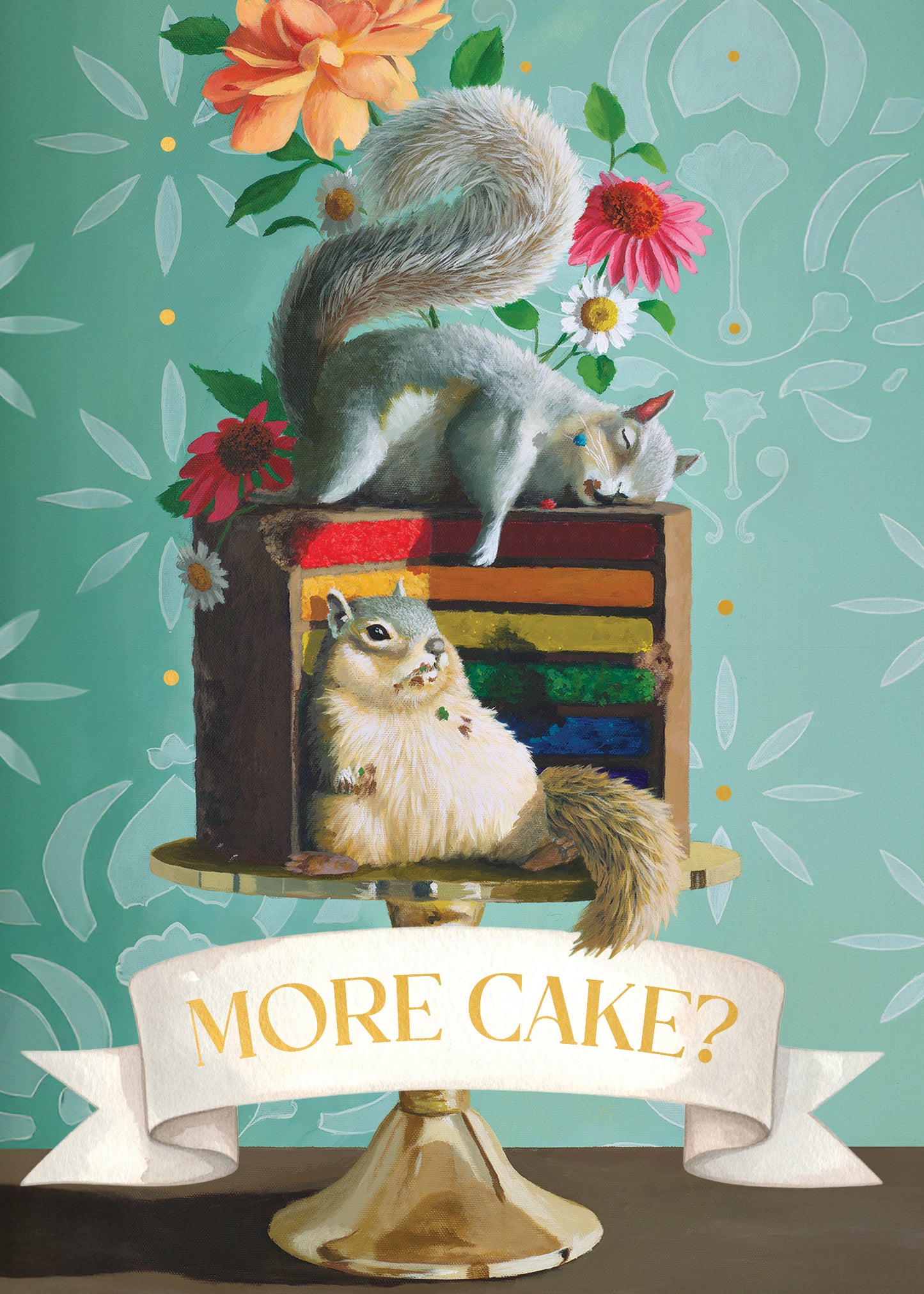 564-FOIOPE1325M | BD/More Cake Squirrels