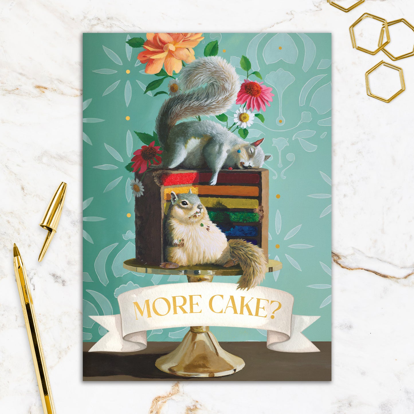 564-FOIOPE1325M | BD/More Cake Squirrels