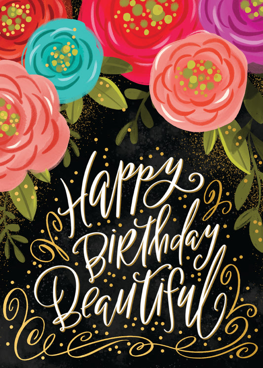 564-FOIOPE1334M | BD/Happy Bday Beautiful