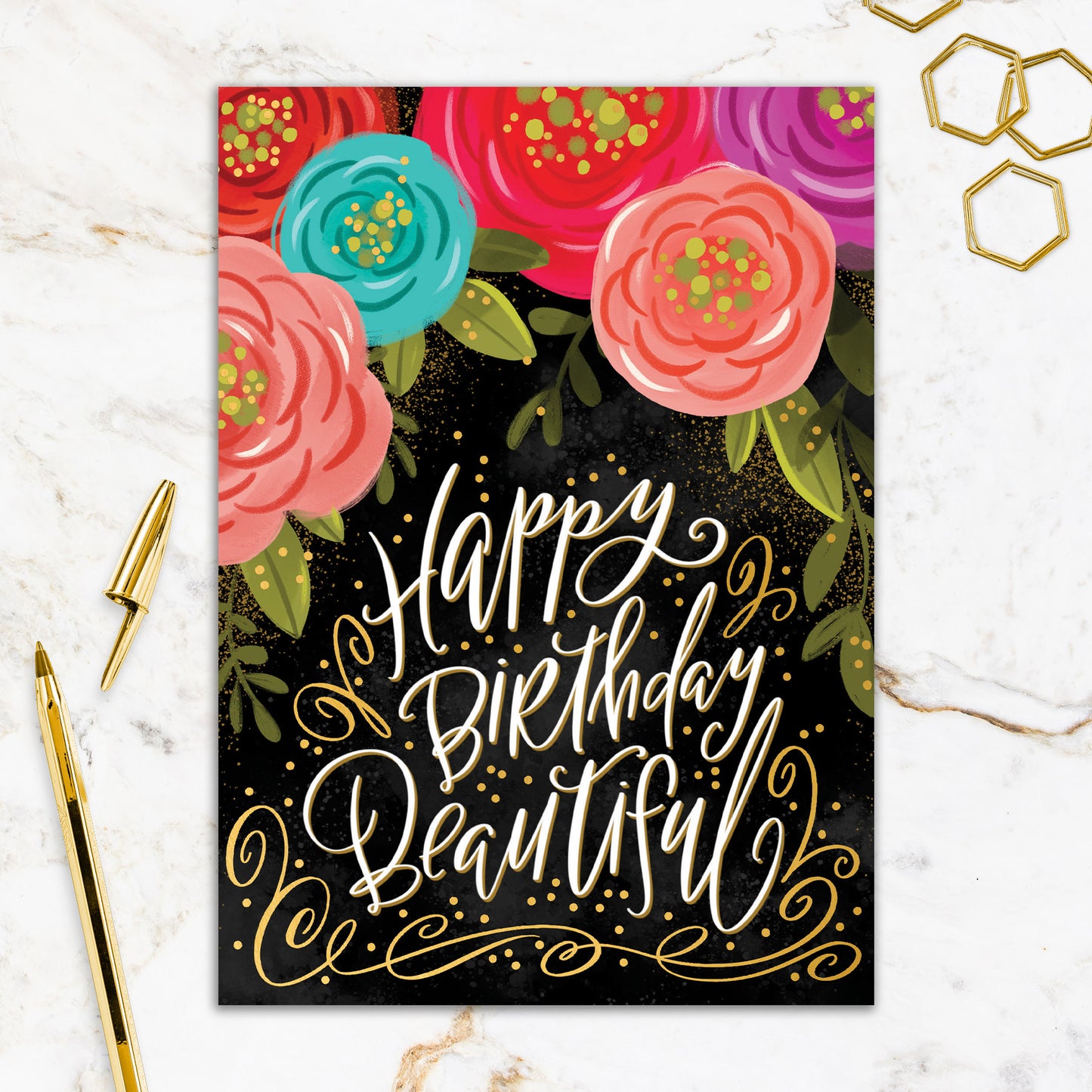 564-FOIOPE1334M | BD/Happy Bday Beautiful