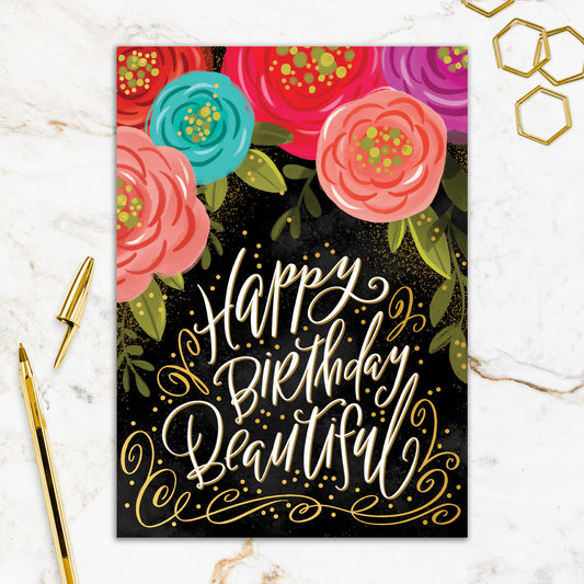 564-FOIOPE1334M | BD/Happy Bday Beautiful