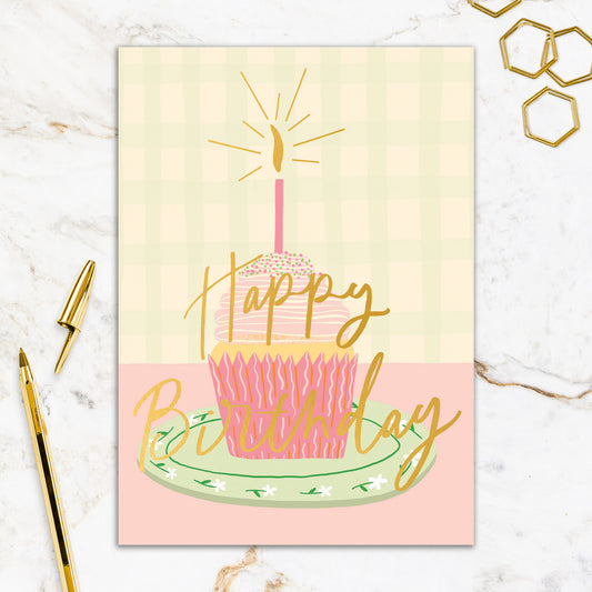 564-FOIOPE1340M | BD/Pastel Bday Cupcake