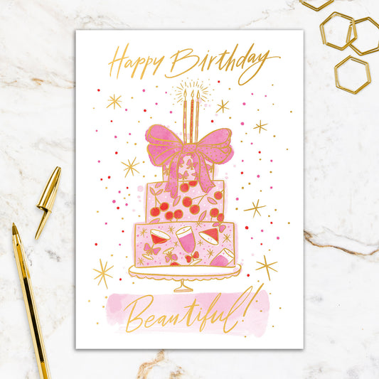 564-FOIOPE1343M | BD/Bday Beautiful Cake