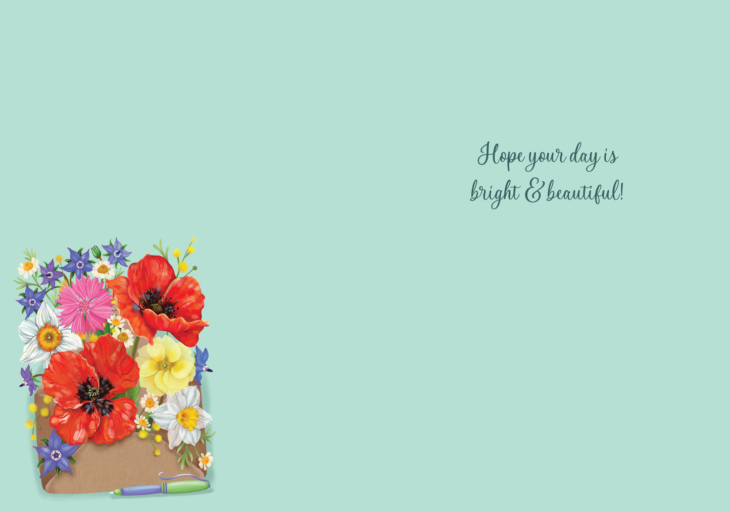 564-FOIOPE1345M | BD/Bright Floral Envelope