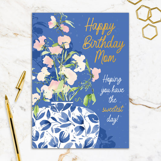 564-FOIOPE1349M | RBD/Mom Flower Vase