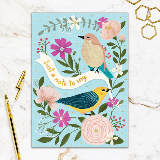 564-FOIOPE1357M | ED/Just a Note Birds