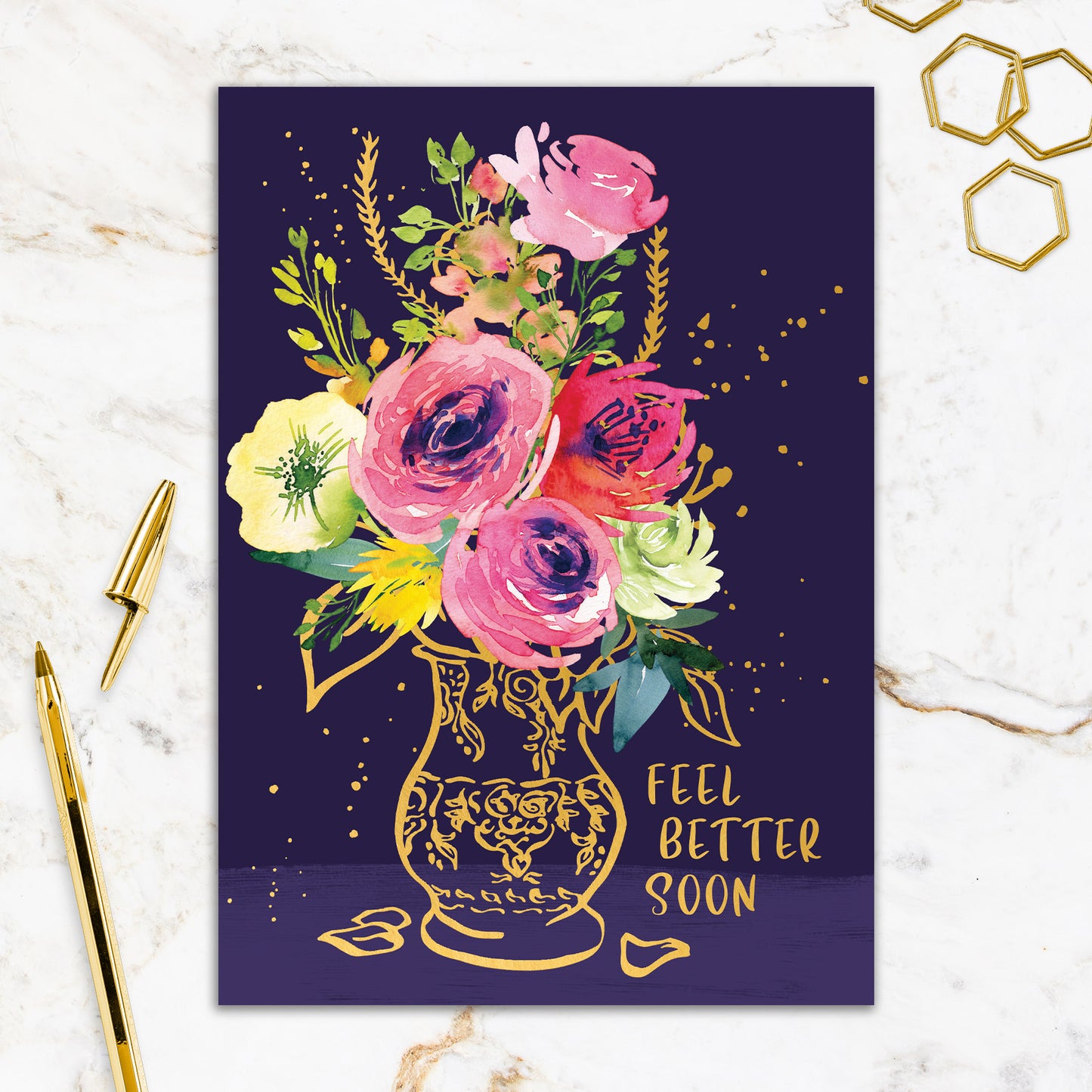 564-FOIOPE1372M | GW/Feel Better Vase