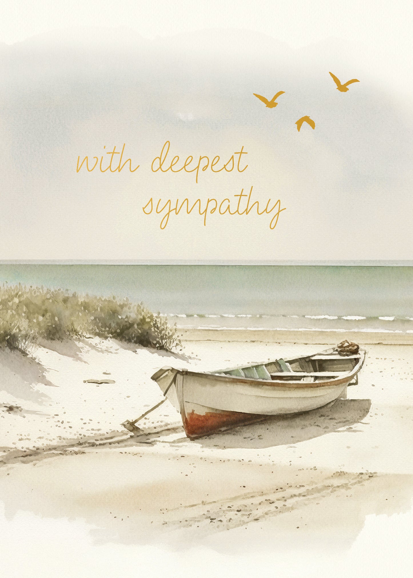 564-FOIOPE1391M | SY/Deepest Sympathy Boat